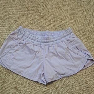 Lululemon Athletica Light Purple Athletic Shorts